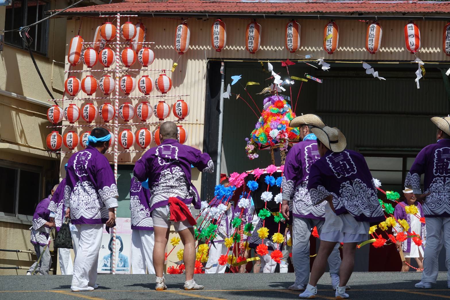 祭りの朝