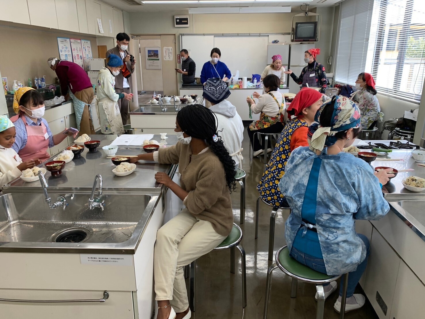 やさしい日本語を使ったお料理教室写真