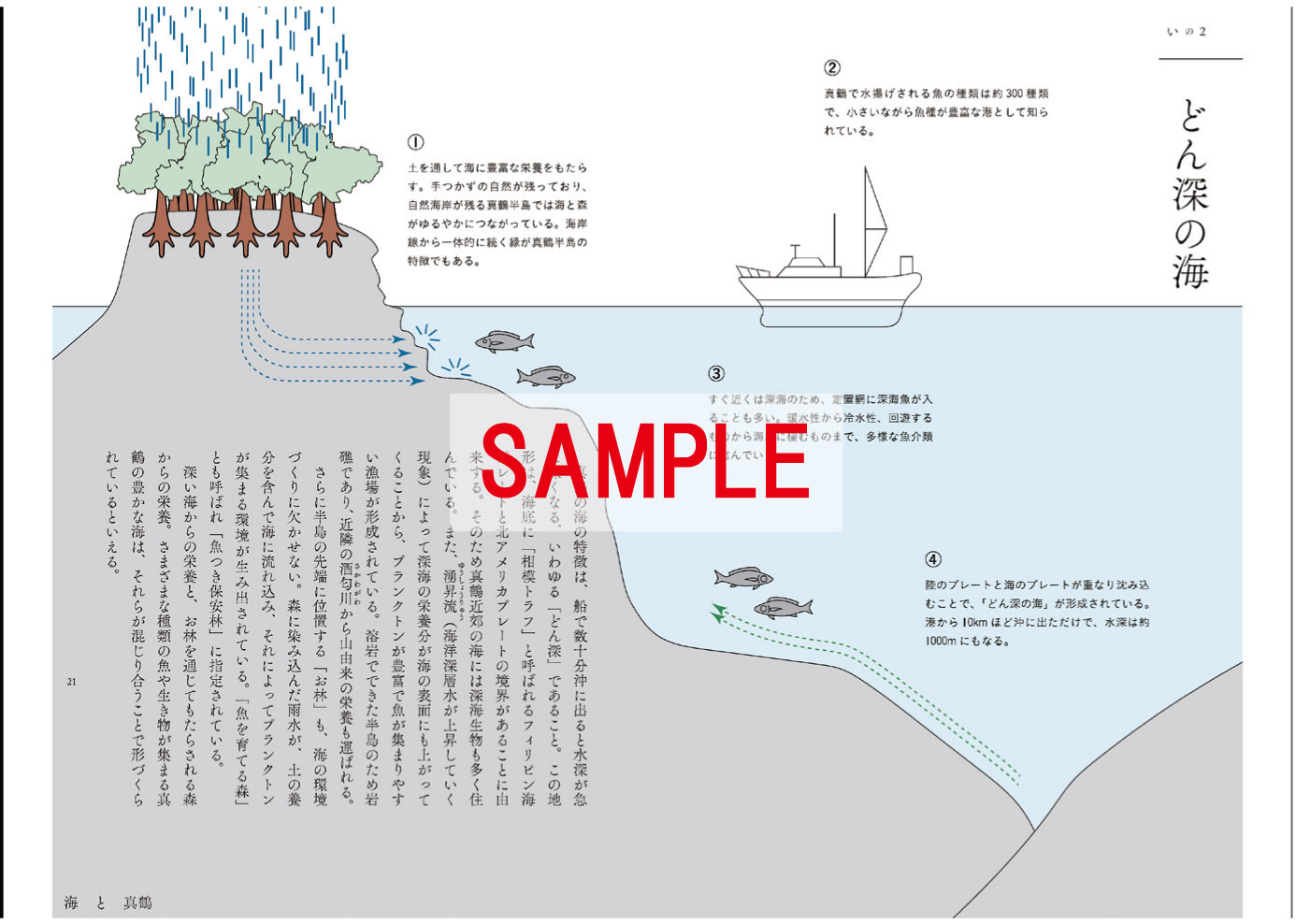 真鶴手帖 どん深の海サンプル