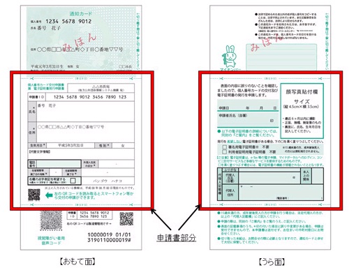 マイ ナンバーカード 交付 申請 書 再 発行